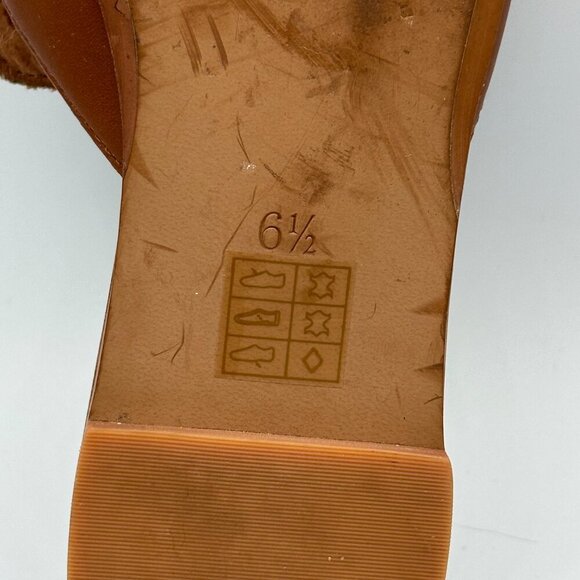 Madewell Gemma Cognac Pointed Toe Mule Flats - Picture 11 of 12